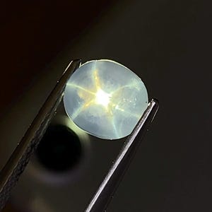 2.59cts, Transparent star sapphire, Light Blue Star Sapphire, Unheat Star Sapphire, untreat star sapphire, Milksapphire, Milksapphirevn