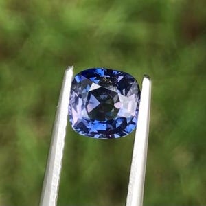 1.12ct Blue silky sapphire, Milky sapphire Luc Yen, Silky sapphire Luc Yen, Natural silky sapphire