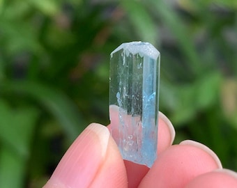 Natural aquamarine crystal, Aquamarine crystal, Vietnam aquamarine, 8.14cts
