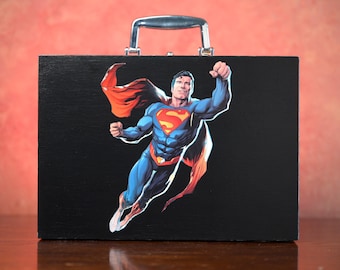 Superman comic storage box, Large size