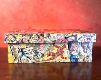Fantastic Four Comic Book Keepsake Box, comic or all purposes Storage