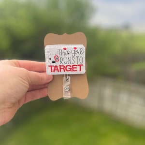 This Girl Runs On Badge Reel, Badge Reel, Nursing, Teacher, Badge reel, Custom Badge Reel