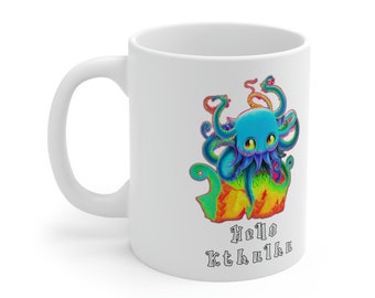 Hallo Kthulhu keramische mokken (11oz15oz20oz)