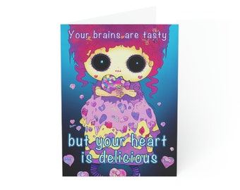 Delicious Heart Greeting Cards (1, 10, 30 or 50 Pcs)