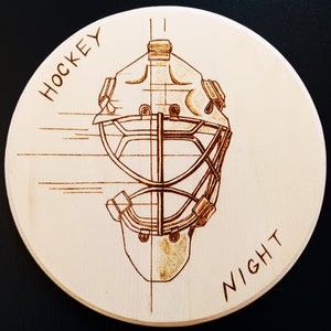 Ice Hockey Goalie Mask Wall-Hanging