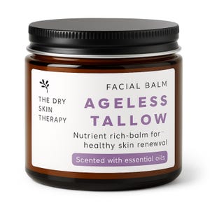 Tallow Anti-Aging Balm: CoQ10, Papaya Enzyme, Snow Mushroom - 1oz