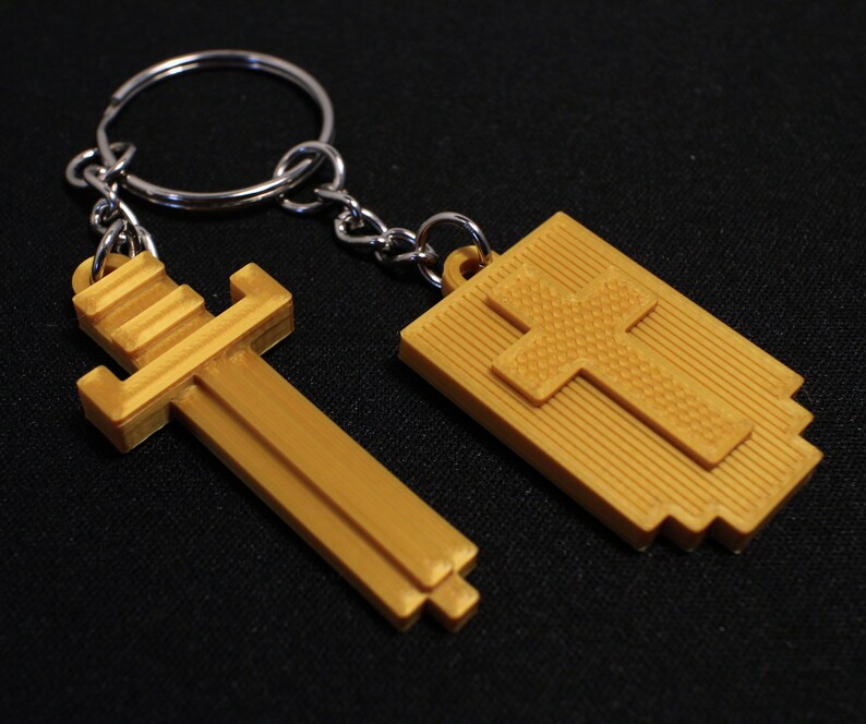 Legend of Zelda NES Nintendo 8bit Link Magical Sword and Shield 3D