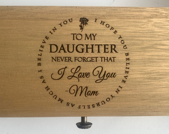 Personalized Recipe Box, Mother Daughter Gift, Wood Recipe Box, Engraved Recipe Box, Kitchen Gift, Bridal Shower, Wedding Gift,Fall Decor