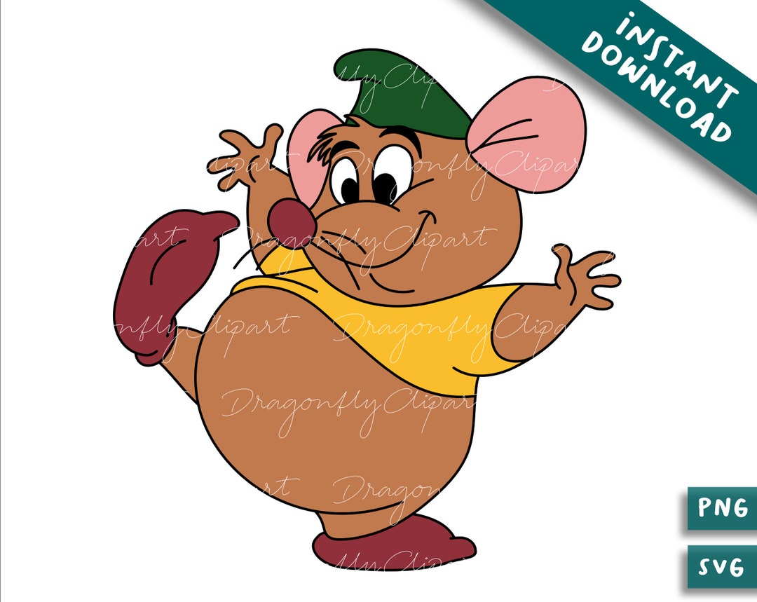 Cinderella Gus Mouse, Mouses Clipart Svg Png, Svg Cricut Cute Mouses, Friend Svg, Gus Character