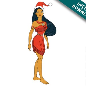 Christmas Svg Png, svg cricut christmas, Christmas princess Svg, Christmas Character, Holiday Svg Png Files For Cricut Sublimation