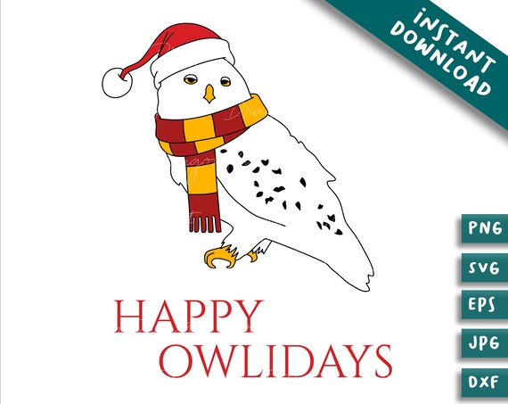 Owl with Scarf and Santa Hat Earrings Owl with Scarf and Santa Hat Earrings