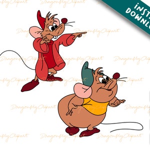 Souris Cendrillon, Gus et Jack clipart Svg Png, svg souris mignonnes cricut, ami Svg, personnage de Gus et Jack, Png vacances, Cricut Sublimation