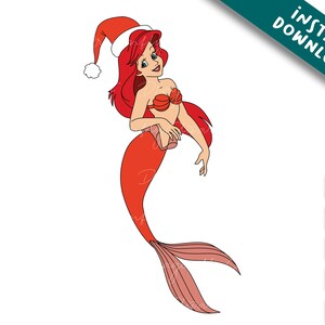 Noël Svg Png, svg cricut noël, princesse de Noël Svg, personnage de Noël, fichiers Png de vacances SVG pour la sublimation de Cricut