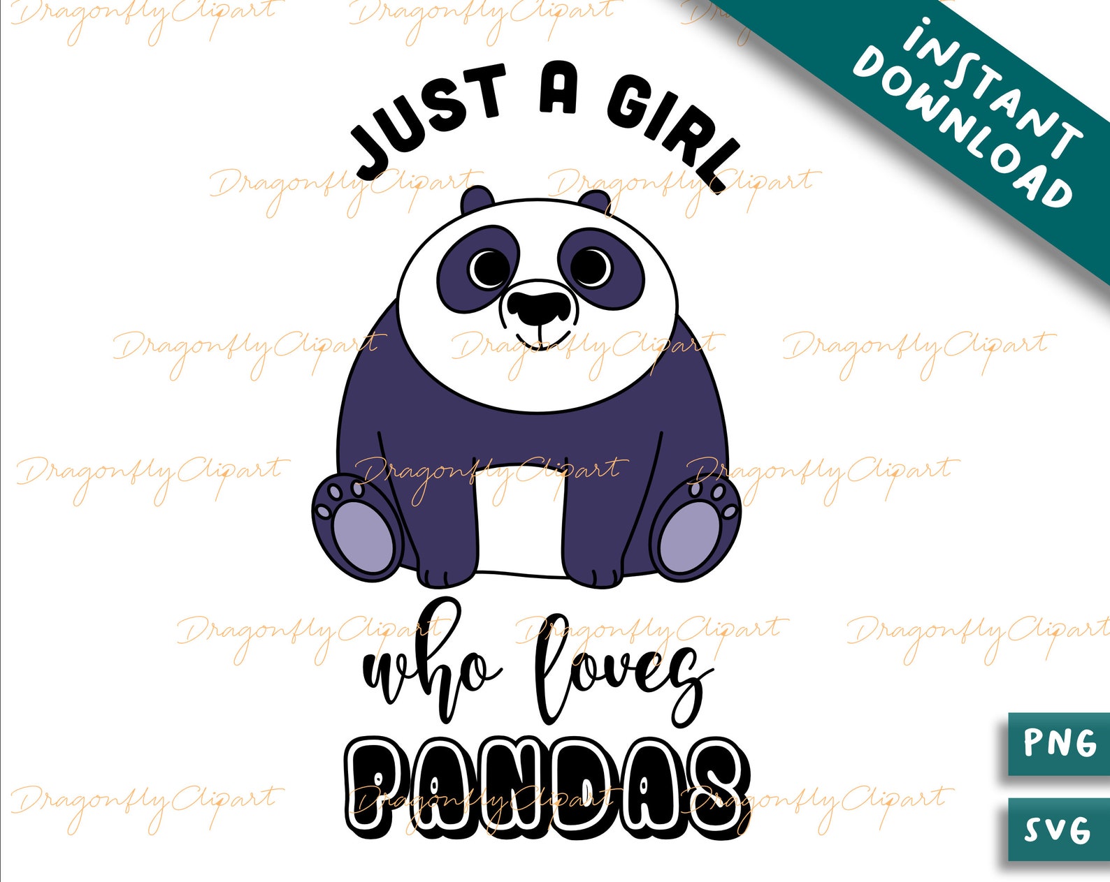 Panda Svg for Shirt Cute Baby Panda Svg Girl Panda Svg Funny - Etsy