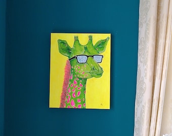 Giraffe Popartstyle