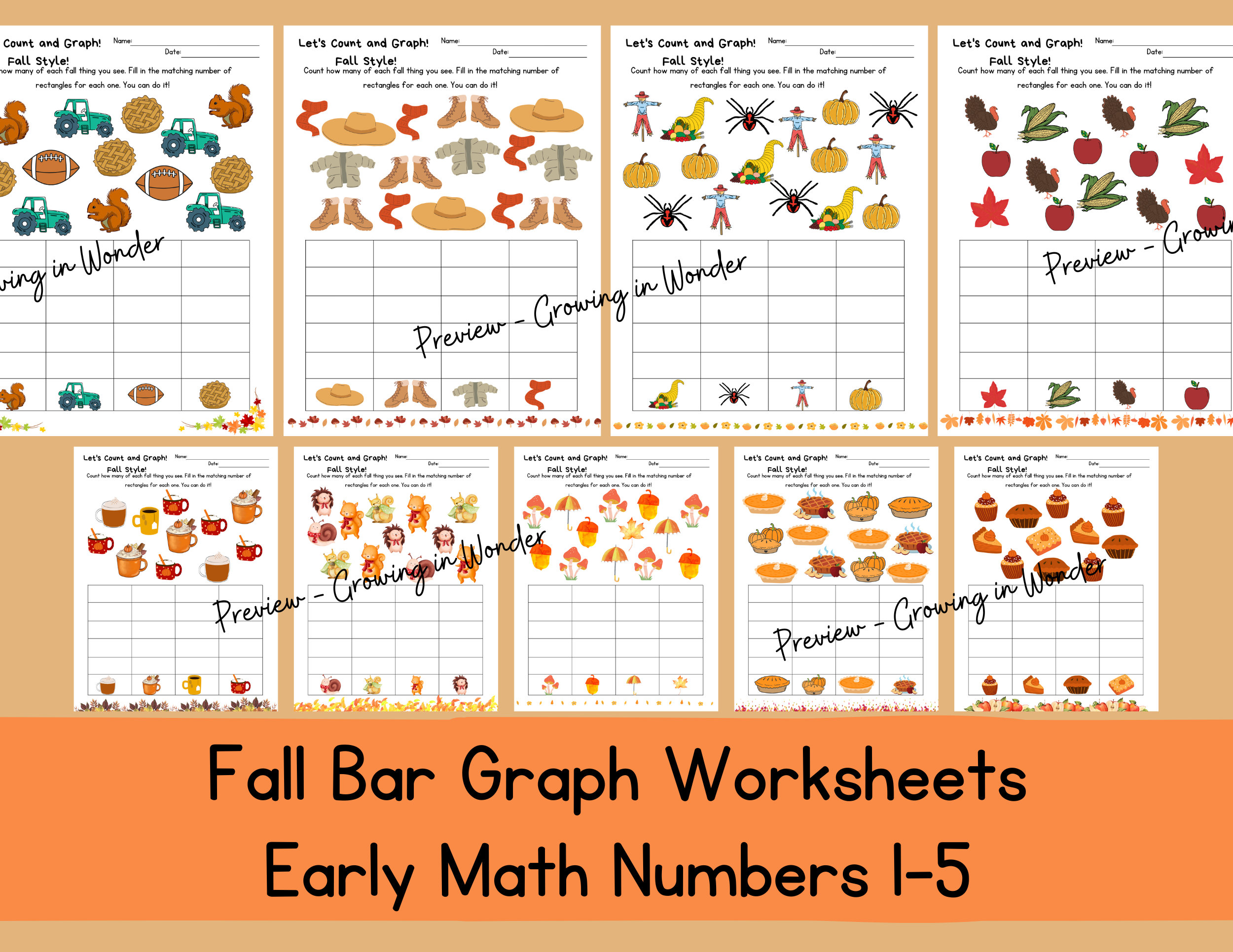 Bar Graph Math Worksheets