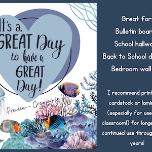 Under the Sea Growth Mindset Printable Posters - Etsy Australia