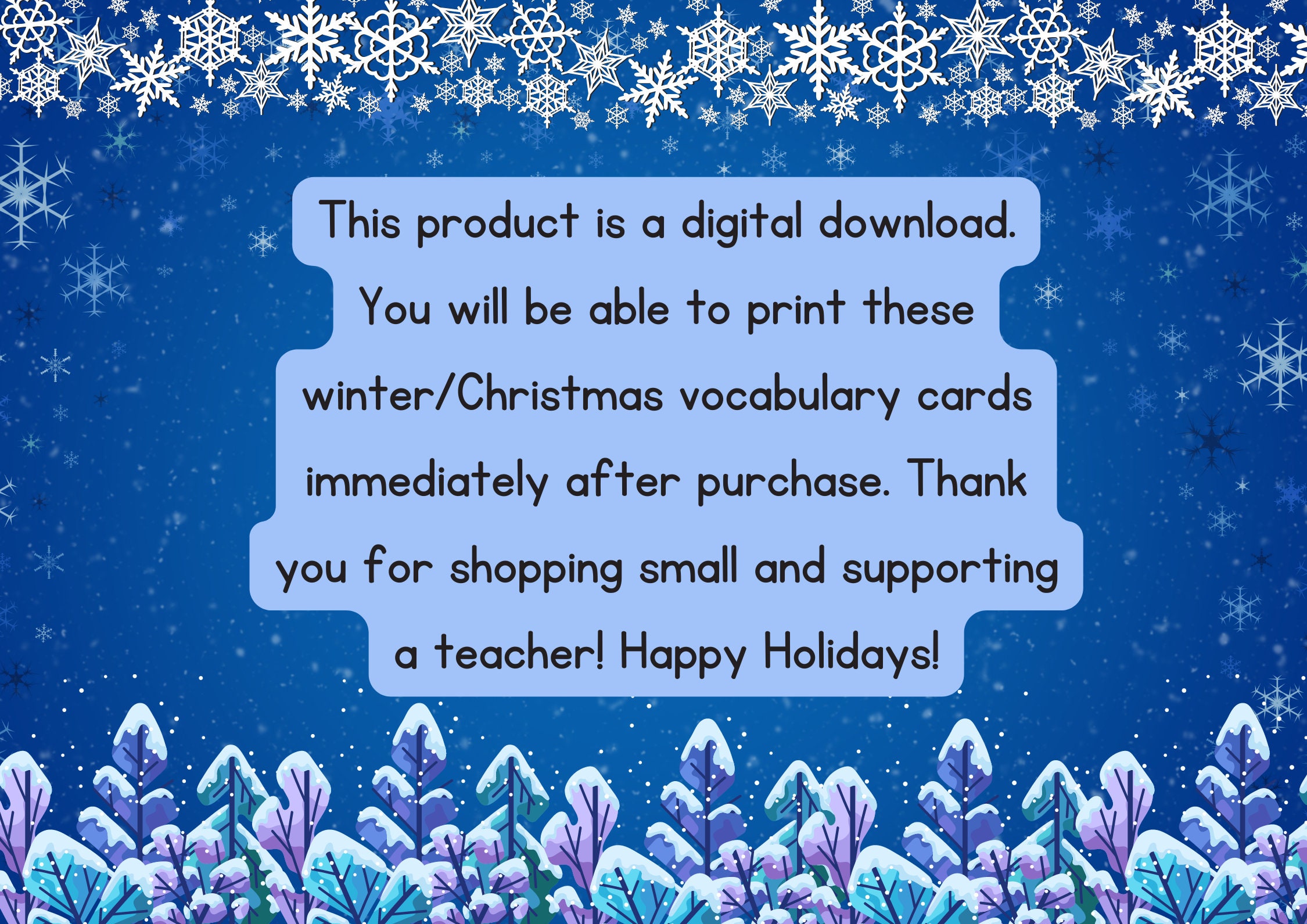 Winter Christmas Vocabulary Flashcards Etsy winter-christmas-vocabulary-flashcards-etsy
