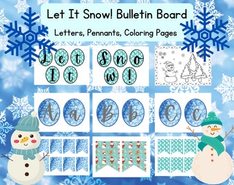 Winter Bulletin Board - Let It Snow!