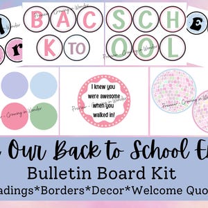 In Our Back to School Era prikbordkit voor Swiftie-leraren