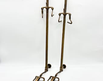 Vintage Moland Brass Adjustable Boot Tree Stretchers