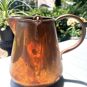Vintage Solid Copper Watering Can
