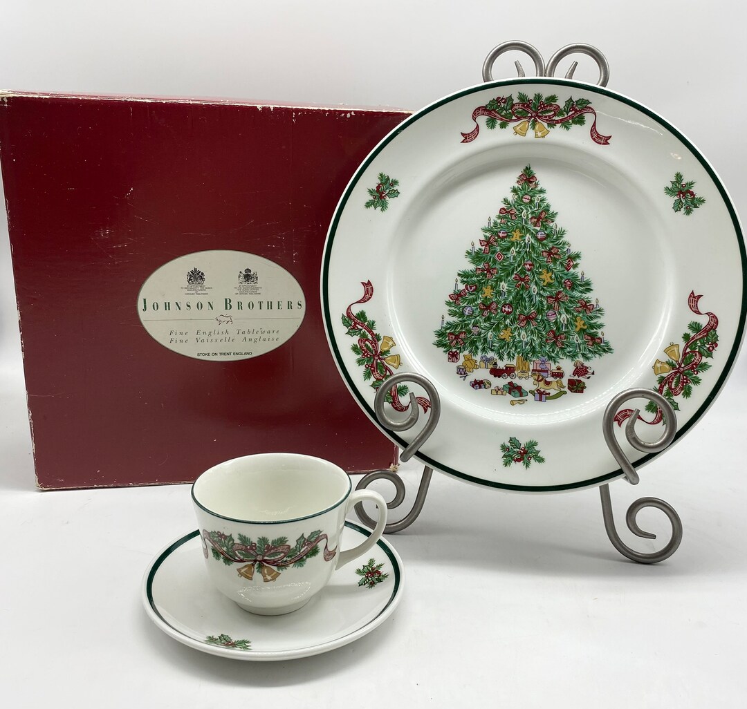 Johnson Brothers Victorian Christmas China 12 Pc Set Etsy UK