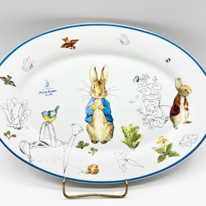 Bandeja ovalada para servir de Beatrix Potter y Peter Rabbit