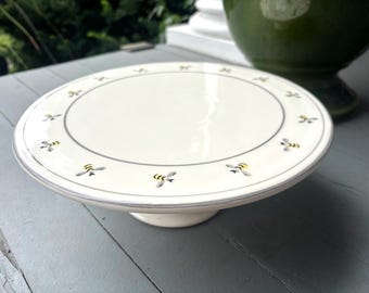 Matceramica Bee Pedestal Cake Stand