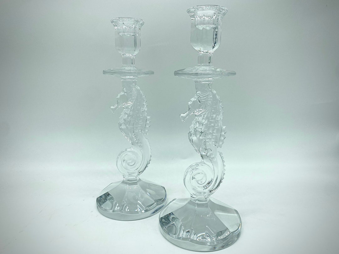 Pair of Waterford Crystal Candlestick Holders Etsy