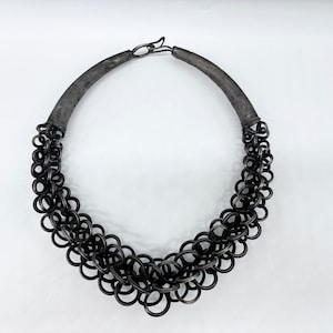 Vintage Miao Chinese Minority Hill Tribe Silver Necklace