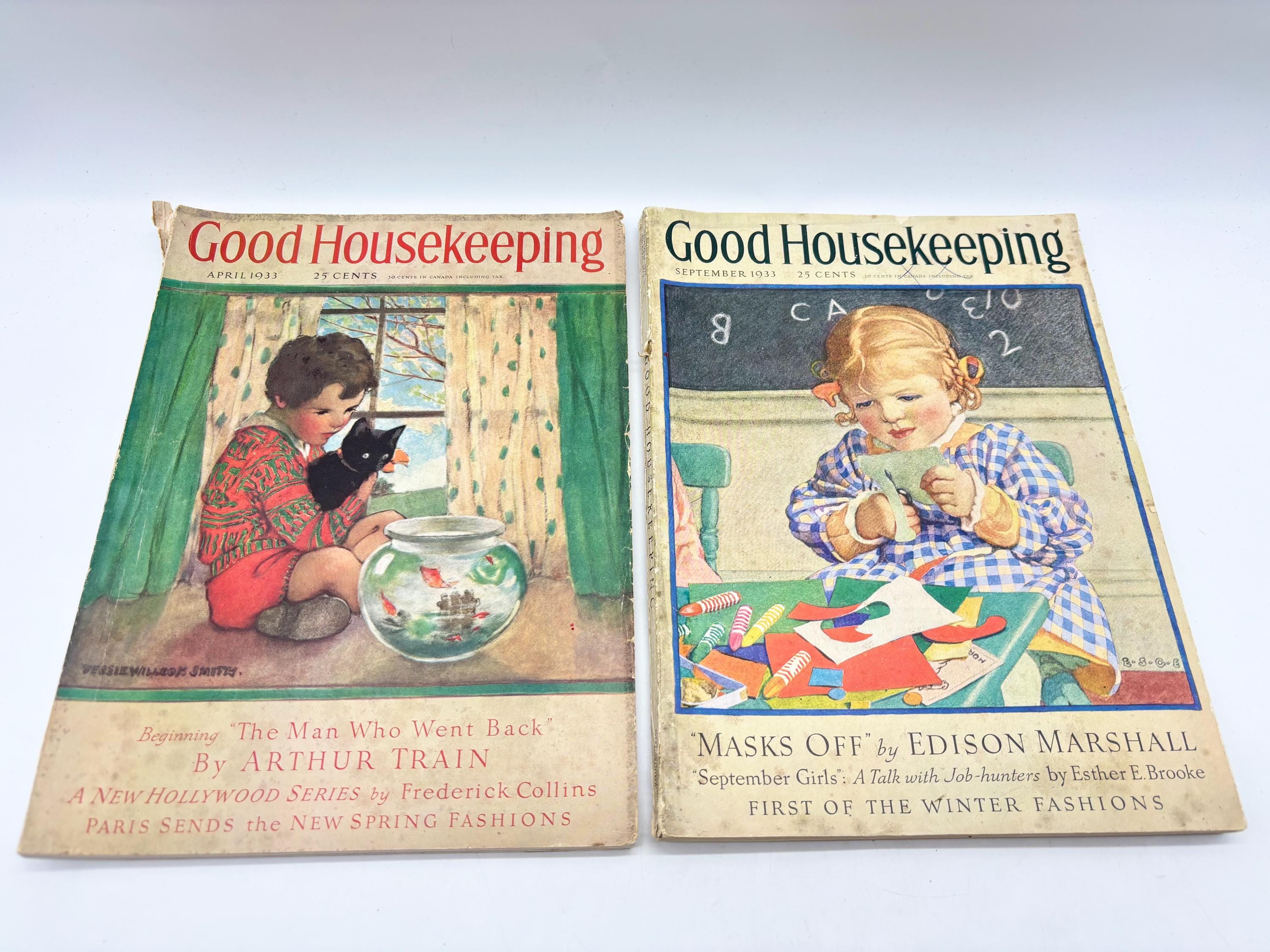 Two Vintage Issues of Good Housekeeping Magazine From 1933 - Etsy