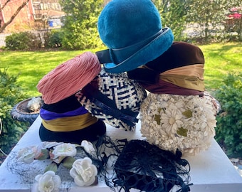 Vintage Hat Lot (10 Pieces)