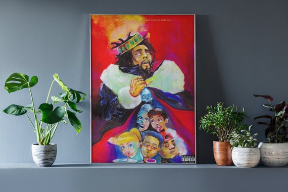 J.cole Print, J.cole Album, KOD, J.cole, Music Print, Music Poster