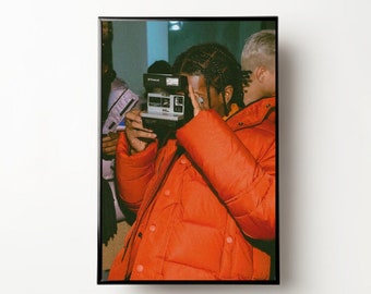 ASAP Rocky, ASAP Rocky Poster, Music, Rap, Wall Art, Digital Print, Instant Download, ASAP, Camera, Aesthetic Print, Wall Decor