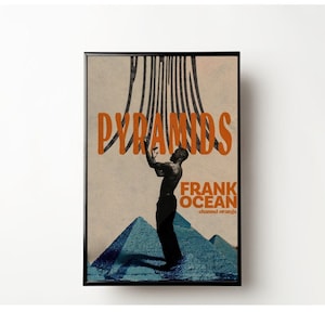 Frank Ocean Poster, Frank Ocean, Pirámides, Trendy Poster, Frank Ocean Print, Música, Music Print, Descarga Instantánea, Digital Print, Rubio