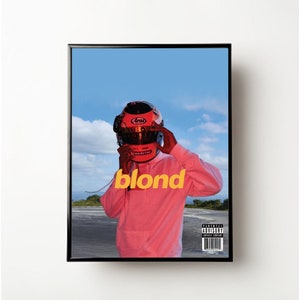 Rubio, Frank Ocean, Descarga instantánea, Digital, Póster del álbum rubio, Póster de Frank Ocean, Decoración de pared rubia, Impresión de música rubia