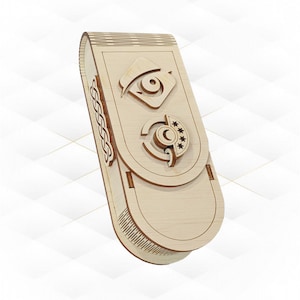 Laser Cut Glasses Case Gift Box: SVG DXF Vector Template (Digital Download)