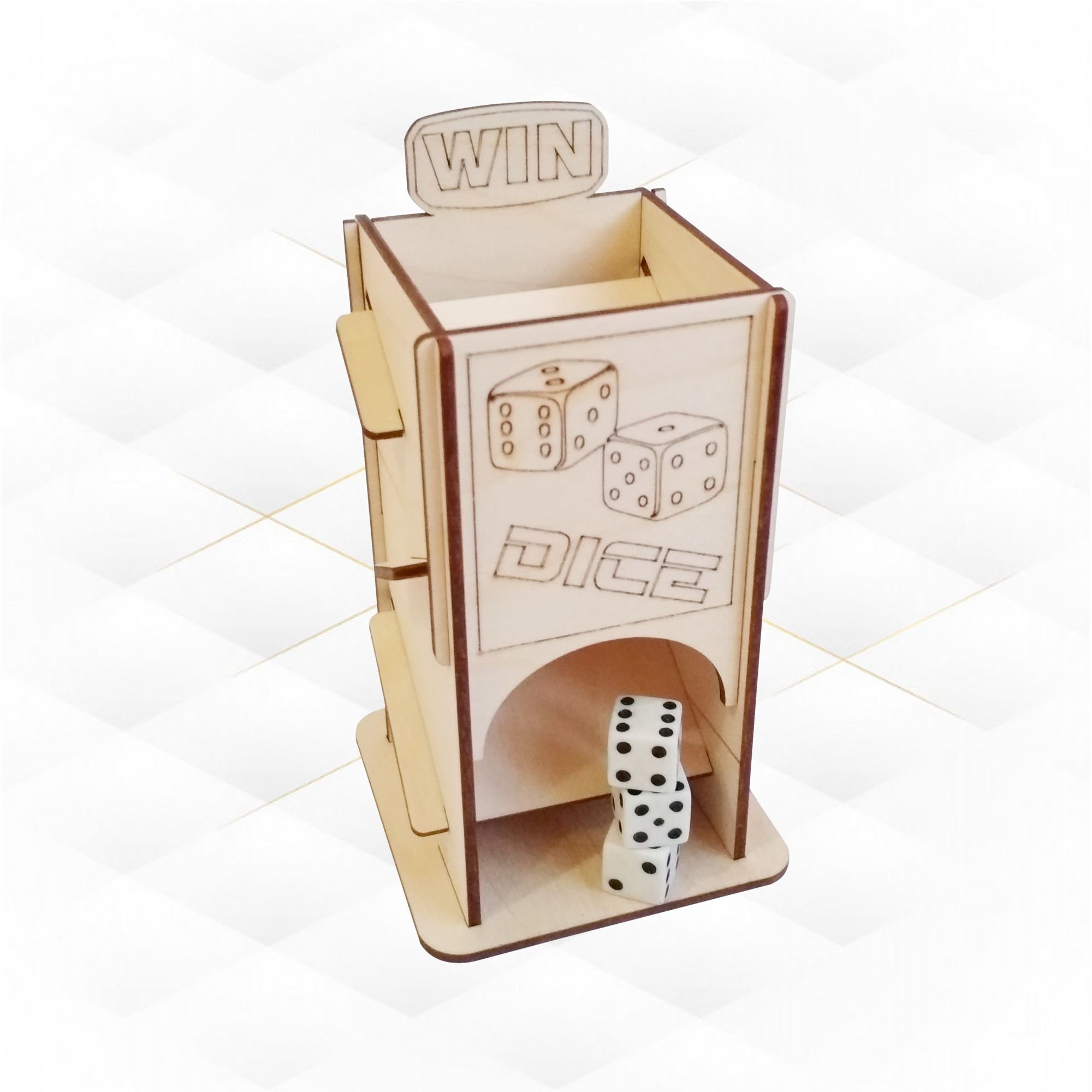 Dice Tower Game Board Svg Dxf Design for Laser Cutting. Laser Etsy Canada