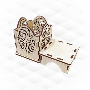 Gift box Easter Egg, svg dxf files laser cutting. Easter gift and decor, eggs holder design, kitchen decor, laser cut project.