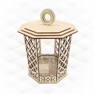 Bird Feeder, garden decor, design laser cutting. Bird house pattern, laser cut, svg dxf files. Cut model, housewarming gift, wall art.