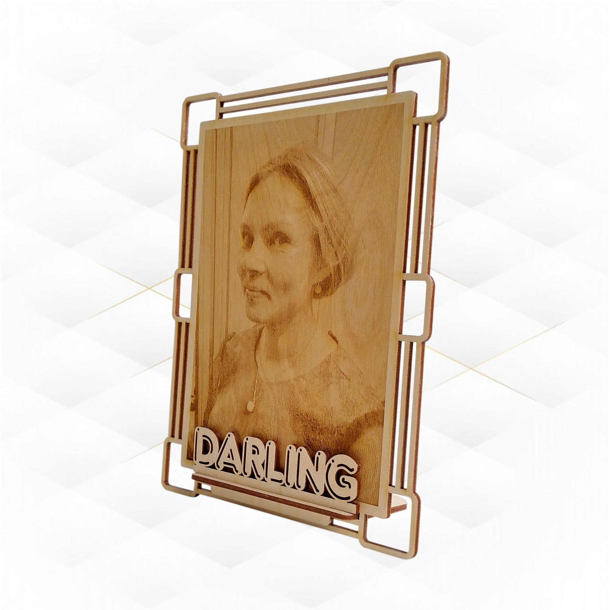 Photo Frame Laser Cut Template for Engraved, Picture Frames, SVG DXF ...