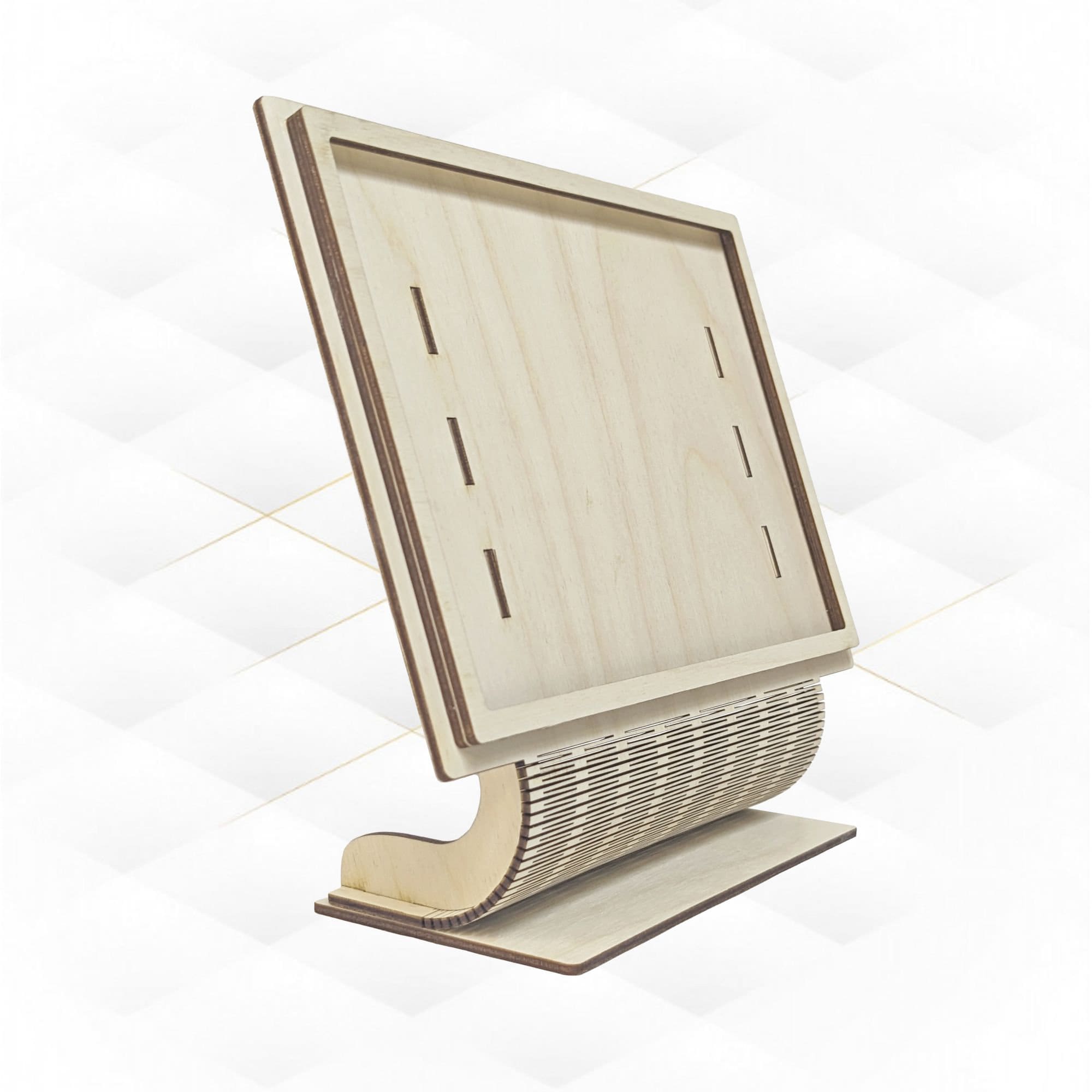 Picture frame 5x7 inch horizontal, laser cutting design, table decor. Laser cut project, svg dxf files, greeting holiday decorations.