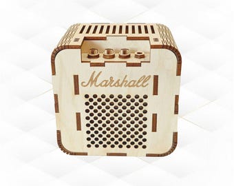 Sjabloon voor lasergesneden gitaarplectrumhouder, muzikaal accessoire, SVG DXF lasersnijontwerp