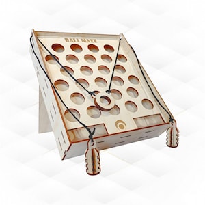 Presentspel Labyrintboll Laserskuren mall, Set Spel, SVG DXF Laserskärningsdesign
