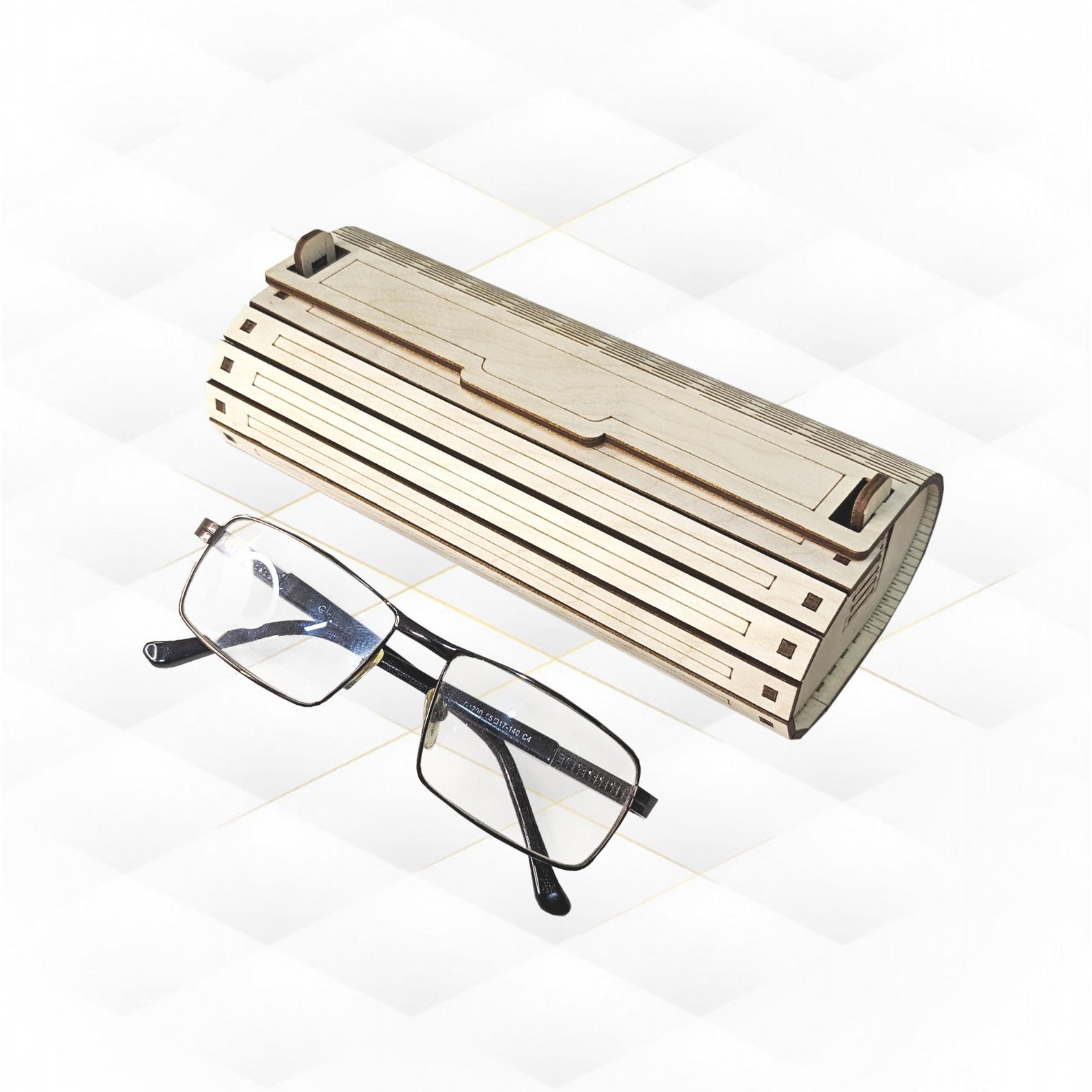 Glasses Case Laser Cut SVG DXF Design, Eyeglasses Gift Box, Laser ...