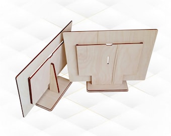 Photo frame, laser cutting, svg dxf files, 2 pattern.  Laser cut, cut model, design cutting. Picture holder, photo holder, picture frame.