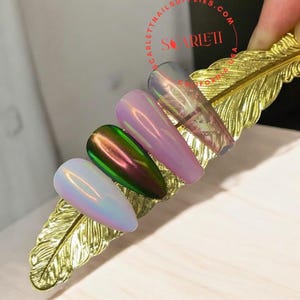 Unicorn Nail Chrome Pigment for Nail Art - 1 Jar