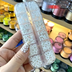 180 pieces Mix Handmade 3D Acrylic Nail Flowers for Nail Decoration