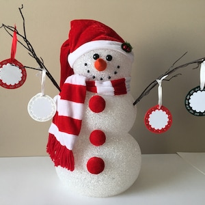 Handgemachte Weihnachts-Geschenkanhänger-Türschild-Geschenkkorb-Etiketten-Weihnachtsetiketten-Secret Santa Geschenk-Glas- oder Flaschenetikett-Geschenkanhänger-Saisonales Lesezeichen